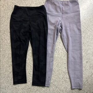Black and purple camo Leggings
